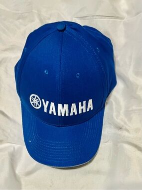 Yamaha Blue Baseball Cap with White Logo Men’s One Size fits All